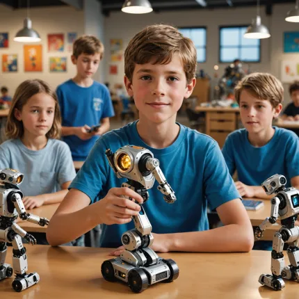 Educație în Știință și Tehnologie pentru Copii: Programele de Tip „Robotică pentru Copii” Inspiră Generația Tânără