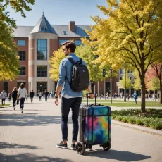 Ghiozdane cu Roți pentru Studenți: Confort și Practicitate – Transportă-ți Cărțile Ușor cu un Ghiozdan Ideal pentru Campus