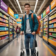 Cărucioare de Cumpărături cu 4 Roți pentru Studenți: Cărucioarele cu 4 Roți Simplifică Aprovizionarea Studențească